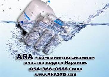 Системы очистки воды в Израиле, мини бары